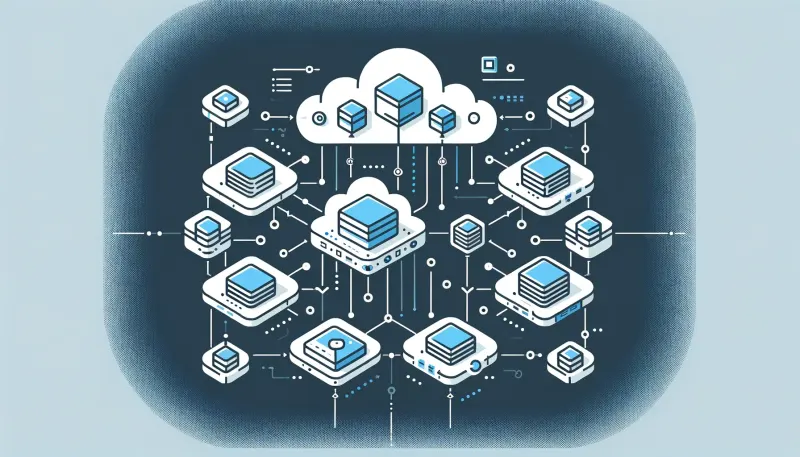 A deployment diagram